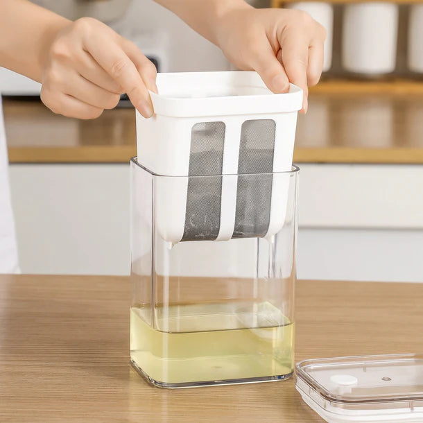 Multifunctional Yogurt Filter with Fine Mesh Strainer - 1800 ML