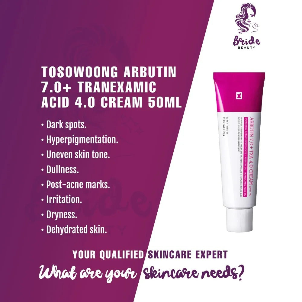 ✨ Arbutin 7% + Tranexamic Acid 4% Cream ✨