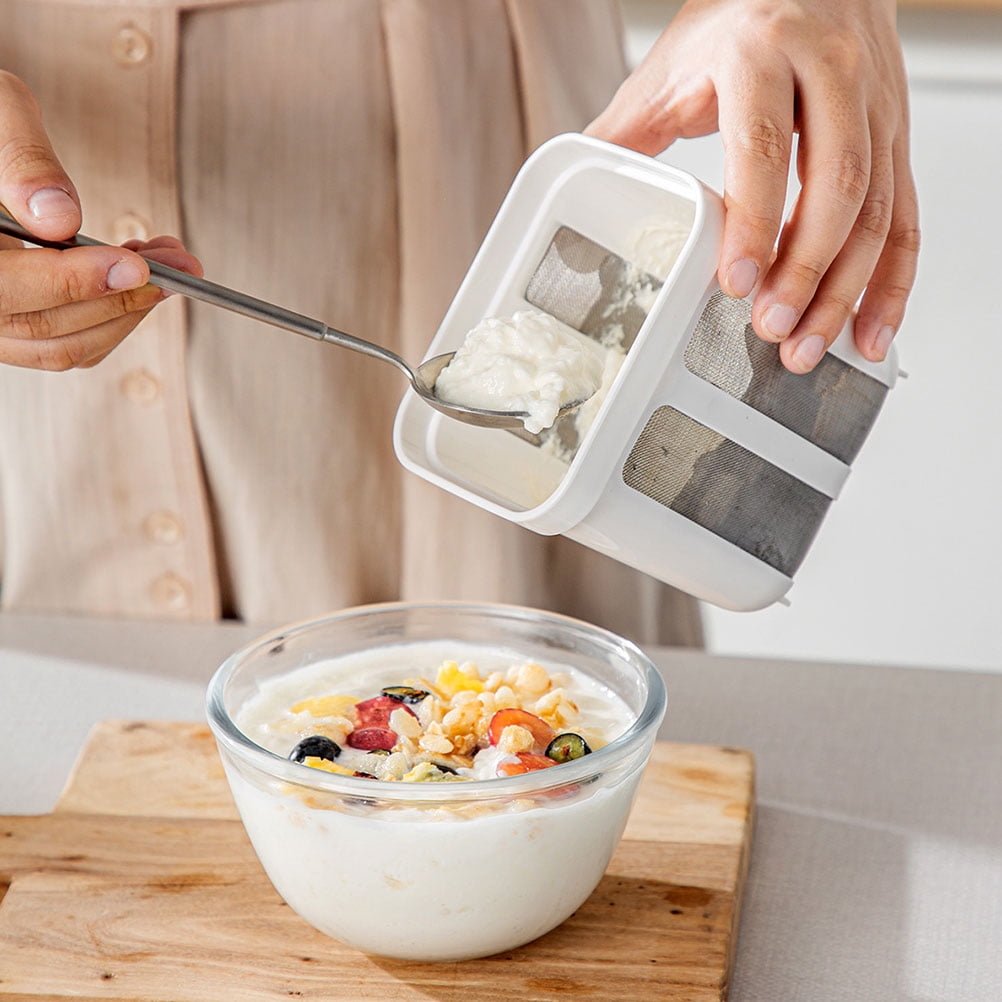 Multifunctional Yogurt Filter with Fine Mesh Strainer - 1800 ML