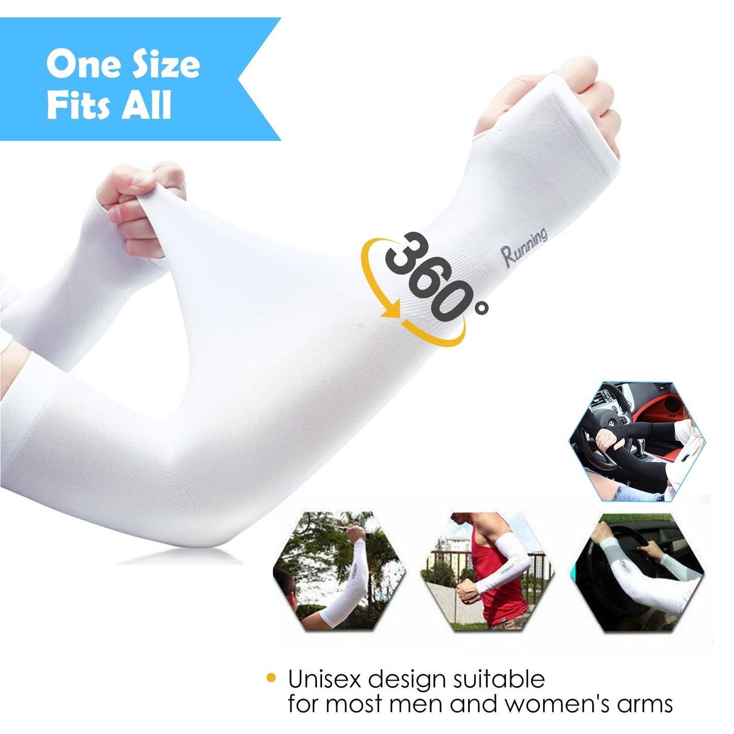 Sunscreen Arm Protection Sleeves Compression Ice Sleeve