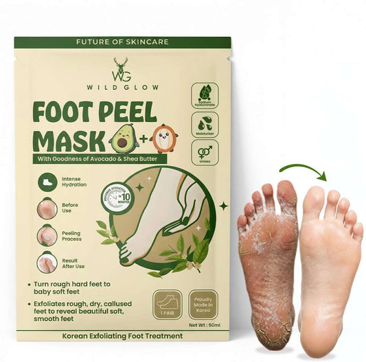 WILDGLOW Peeling Foot Mask