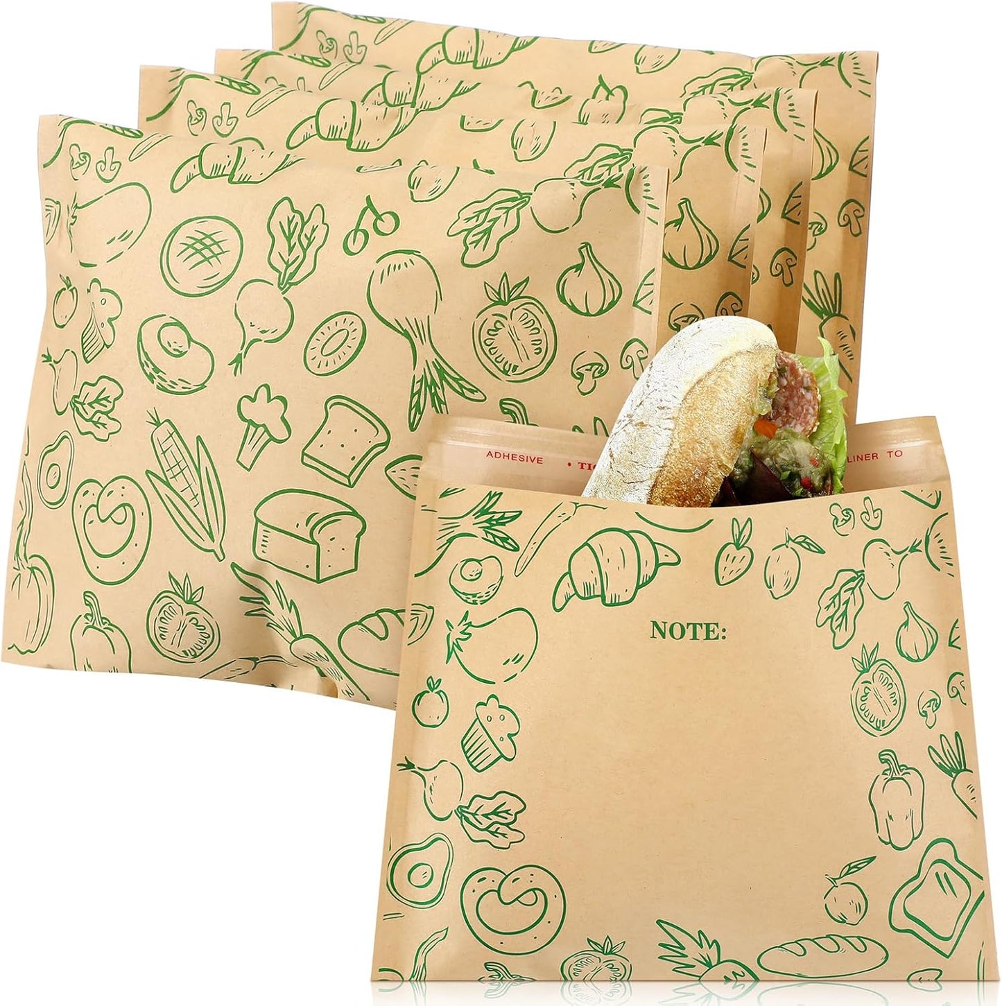 Reusable Sealable Lunch Storage Bags