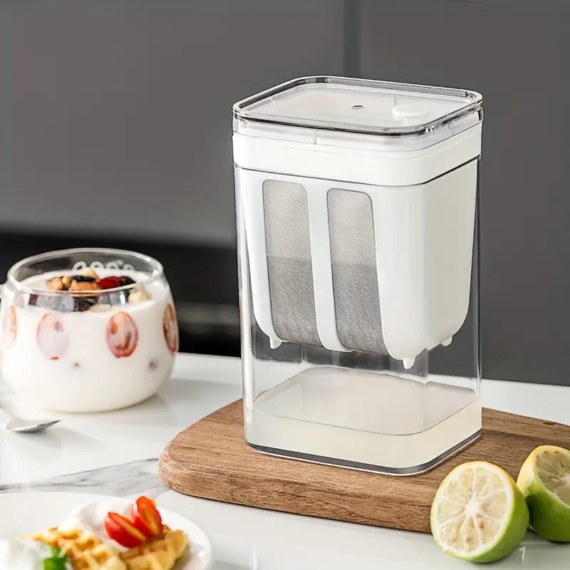 Multifunctional Yogurt Filter with Fine Mesh Strainer - 1800 ML