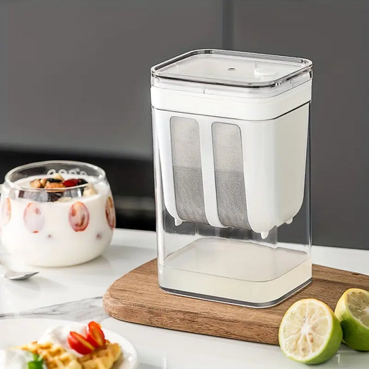 Multifunctional Yogurt Filter with Fine Mesh Strainer - 1800 ML