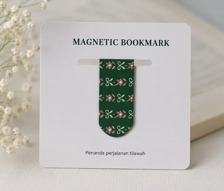 Primary Blooms magnetic bookmark