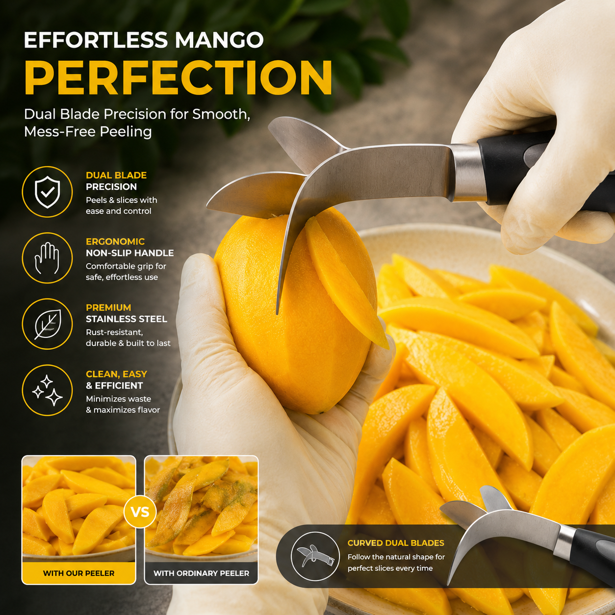 2026 - Ultimate Mango Peeler Knife 🥭