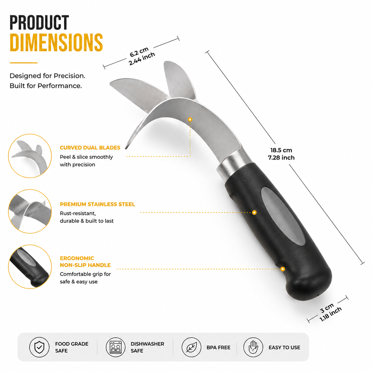 2026 - Ultimate Mango Peeler Knife 🥭