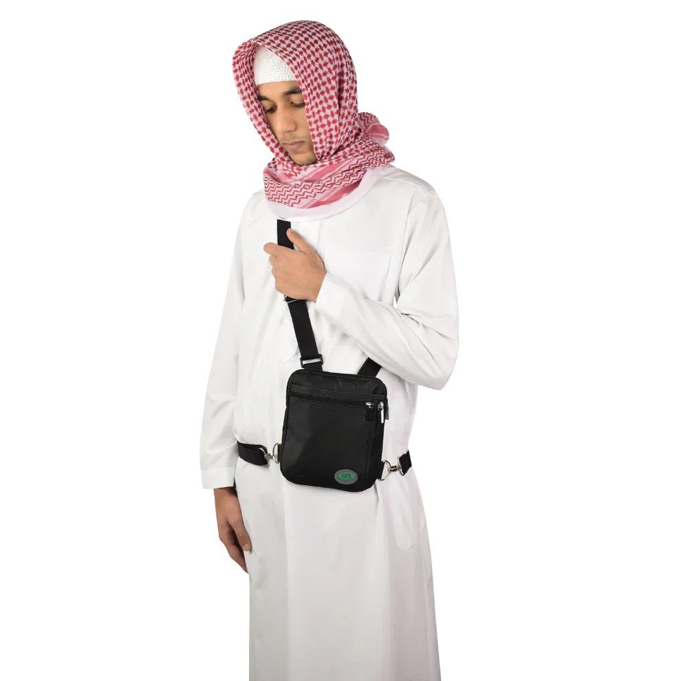Hajj & Umrah Secure Side Bag & Neck Bag