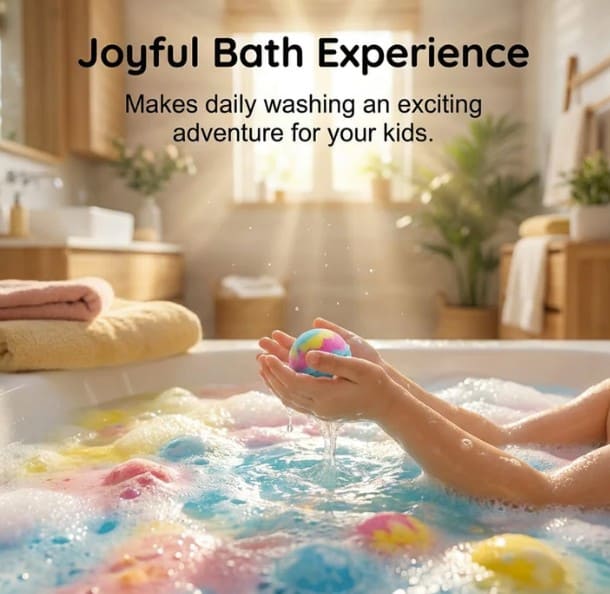 Bath Bombs for Kids with Surprise Toys Inside
