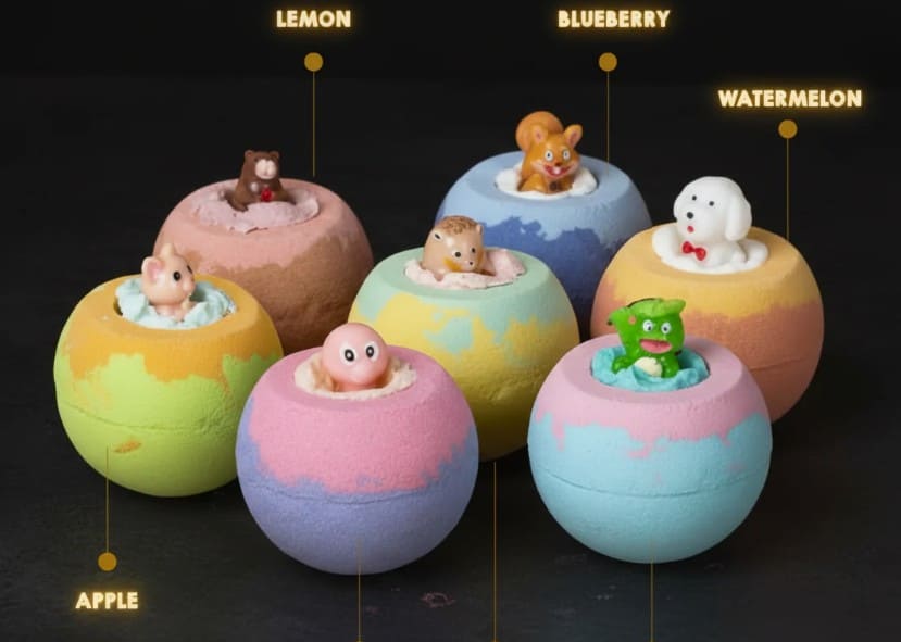 Bath Bombs for Kids with Surprise Toys Inside