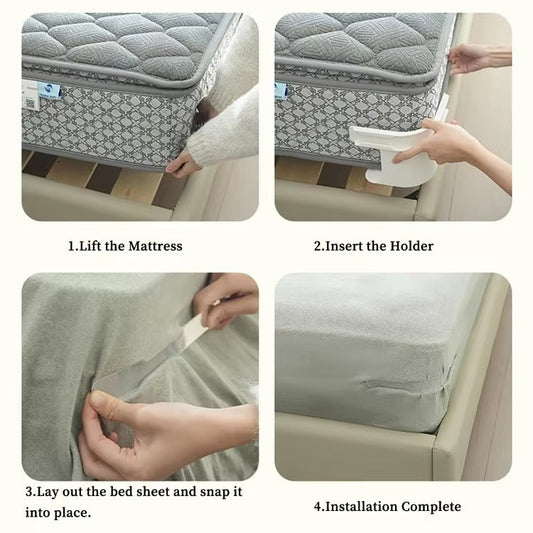 4 Pack Fitted Sheet Holder