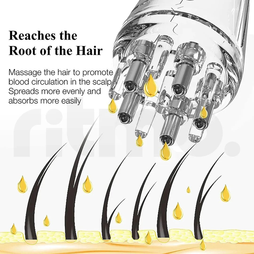 Scalp Oil Applicator Comb Bottle