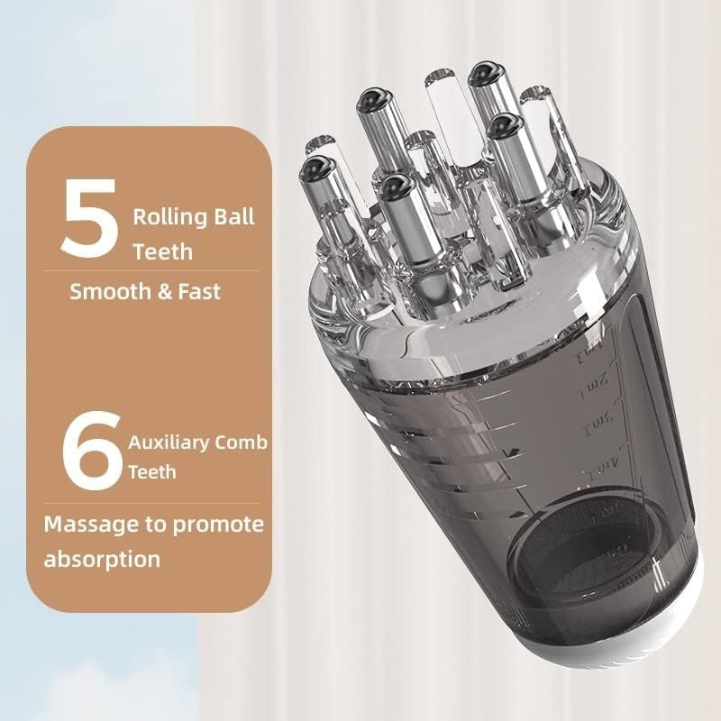 Scalp Oil Applicator Comb Bottle