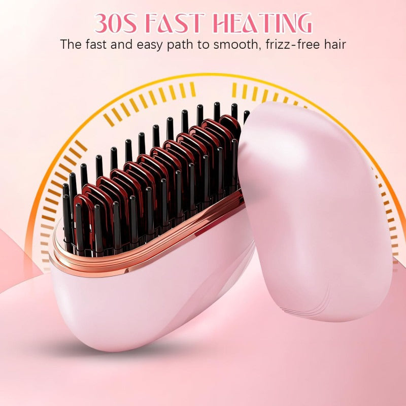 Wireless Portable Straight Hair Comb