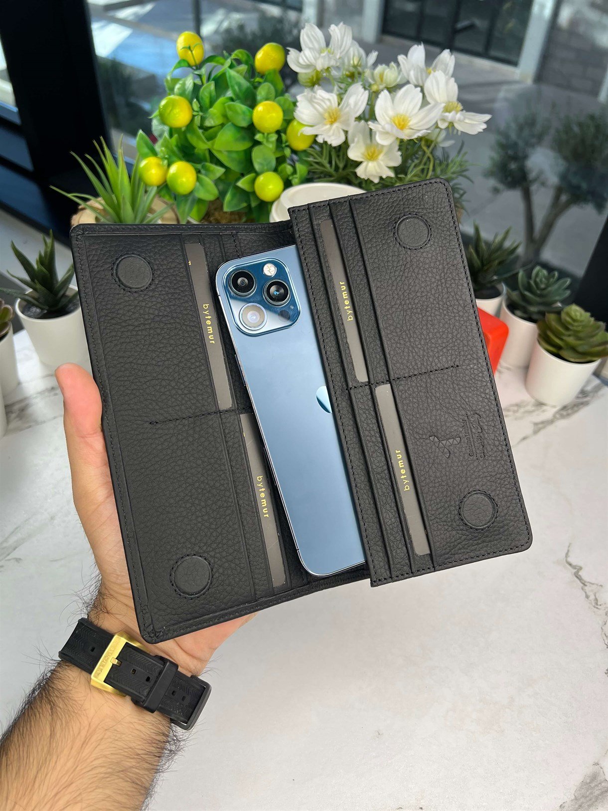 LEATHER LONG WALLET FOR MEN