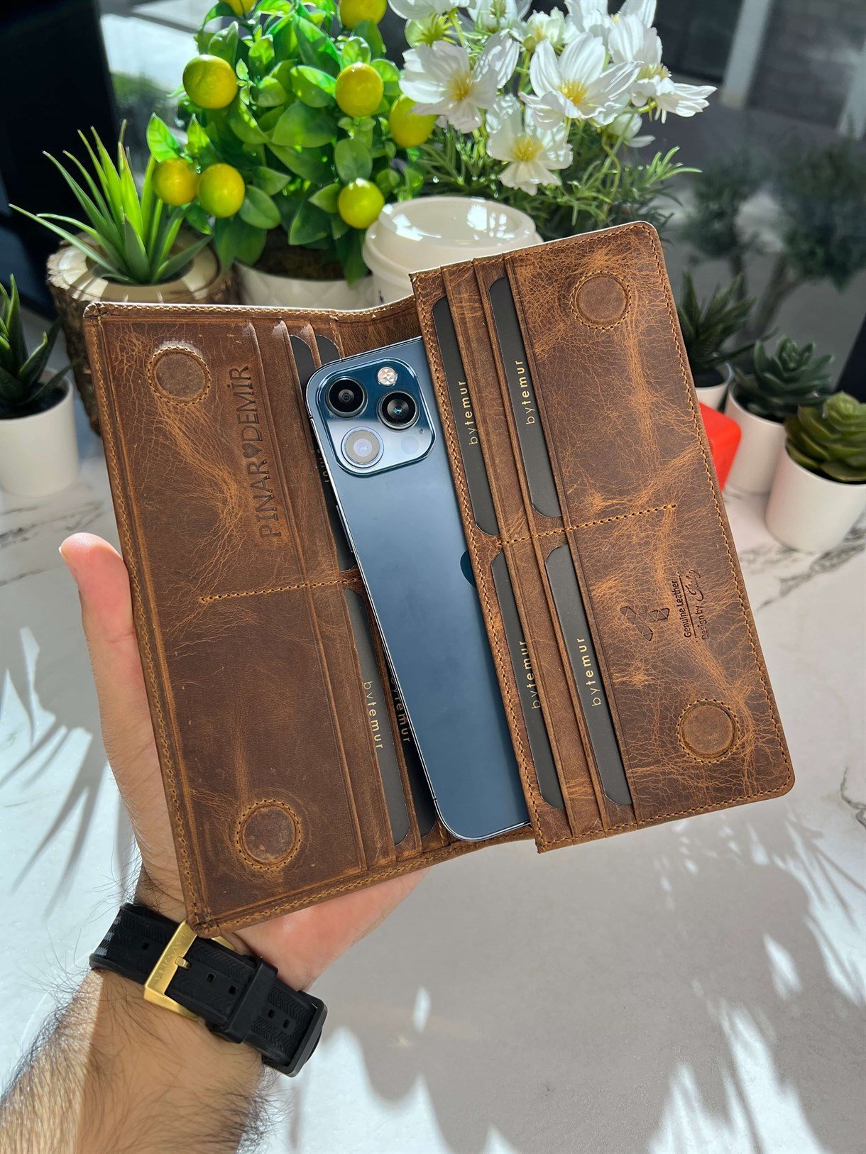 LEATHER LONG WALLET FOR MEN