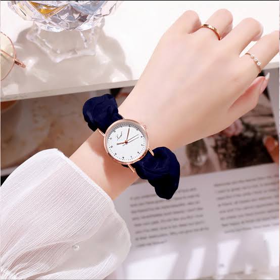 Elegant Scrunchie Watch
